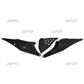 UFO, podsedlové tabulky, s víkem filtru KTM SX/SXF '19-22, EXC/EXC-F 20-23, černá barva