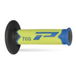 Progrip, gripy PG788 Off Road (22+25mm, dél.115mm) barva modrá/žlutá/černá (trojsměs.) (788-279)