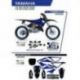 UFO 2022/06 KOMPLET PLASTIKÓW PLUS KOMPLET NAKLEJEK (OKLEIN) YAMAHA YZ 125 '22 APODIS KOLOR CZARNY