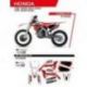 UFO 2022/06 KOMPLET NAKLEJEK (OKLEIN) HONDA CRF 250R '22 STOKES KOLOR BIAŁY