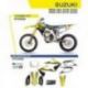 UFO 2022/06 KOMPLET NAKLEJEK (OKLEIN) SUZUKI RMZ 250 '19-'22 STOKES KOLOR OEM (ŻÓŁTY/ BIAŁY/CZARNY)