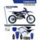 UFO 2022/06 KOMPLET NAKLEJEK (OKLEIN) YAMAHA YZ 125 '22 STOKES KOLOR OEM (NIEBIESKI/CZARNY/BIAŁY)