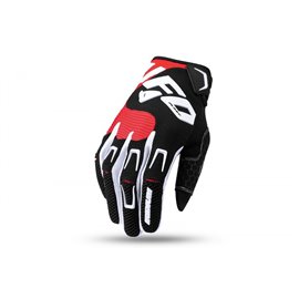 UFO (kolekce 2023), MX rukavice IRIDIUM, barva černá, - červená, velikost M