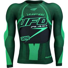 UFO, chránič hrudníku na síťce Camo Undershirt, barva zelená/černá, velikost L/XL