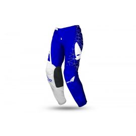 UFO (kolekce 2023), MX kalhoty TECNO CROSS, barva modrá - bílá, velikost M / EU50 / US32