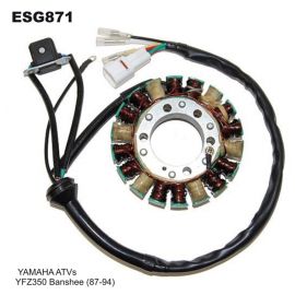Electrosport, stator alternátoru, Yamaha YFZ 350 BANSHEE (87-94) (se snímačem)
