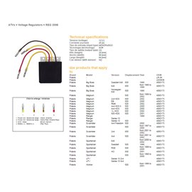 DZE, regulátor napětí, Polaris 500 98-02 (OEM 4060173) (ESR951)