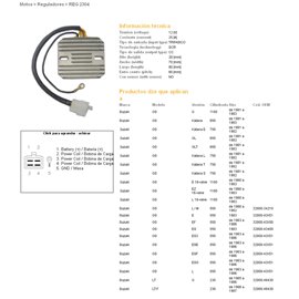 DZE, regulátor napětí, Suzuki GS550/650/750/850/1000/1100 (ESR090,ESR100) 32800-34210 (ESR090)