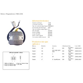 DZE, regulátor napětí, Suzuki GSX550 E/ES/EF/L 83-86 (ESR110)