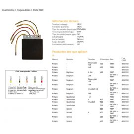 DZE, regulator napětí, Polaris 300/400/500 (OEM-) (ESR950)