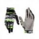 LEATT (NOWOŚĆ 2023) RĘKAWICE MOTO 2.5 X-FLOW GLOVE TIGER KOLOR CZARNY/BIAŁY/ZIELONY FLUO ROZMIAR S