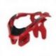 LEATT (NEW 2023) OCHRANIACZ SZYI 4.5 NECK BRACE RED KOLOR CZARNY/CZERWONY ROZMIAR S/M