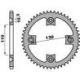 PBR ZĘBATKA TYLNA 4303 38 C45 HONDA TRX 400/450 (JTR1350.38) (ŁAŃC. 520)