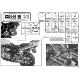 Kappa, nosič centrálního kufru, Yamaha XJR 1200 (95-98), XJR 1300 (98-02) (bez plotny)