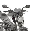 Kappa, plexištít, Honda CB 125R (18-19), CB 300R (18-19) 21 X 28 cm, kouřový, s montážním kitem