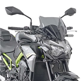 Kappa, plexištít, Honda CB 500F (19-20), Kawasaki Z 900 (20) 28 X 36,5 cm, kouřový - bez držáků