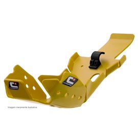 CrossPro, DTC Enduro kryt pod motor a přepákování Pro-Link,  BETA RR 125 '18-'20, žlutá barva