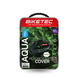 Biketec, Aquatec, voděodolný potah na motocykl, barva Camo, rozměr XL