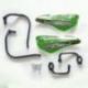 ACCEL OSŁONY RĄK (HANDBARY) Z MOCOWANIEM ALUMINIOWYM STRONG (22+28MM) MOCOWANIE 2 PUNKTOWE (ALU-CZARNY, PLASTIK-ZIELONY)