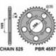 PBR ZĘBATKA TYLNA 4557 49 C45 GILERA GP 800 '09-'13, APRILIA SRV850 '12 (+2) (ŁAŃC. 525) (JTR-BRAK)