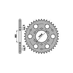 Pístní sada Wössner, KTM SX/EXC 520/525, 00-07