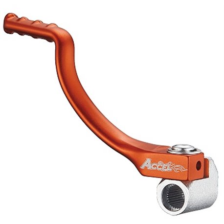 Accel, startovací páka, hliníková KTM SX50 '09-'16, oranžová barva
