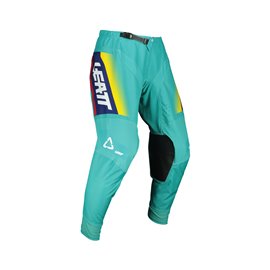 Leatt, kalhoty Moto 4.5 Pant Aqua, tyrkysová barva, velikost XXL