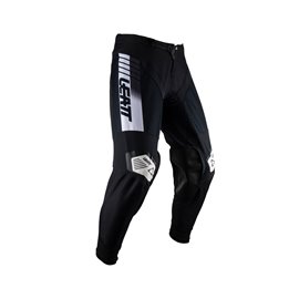 Leatt (kolekce 2023), kalhoty Moto 4.5 PANT BLACK, barva černá/bílá, velikost M