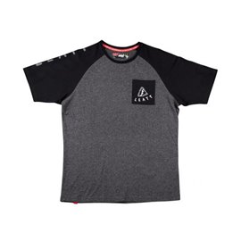 Leatt, tričko Tribal, barva černá/šedá, velikost S