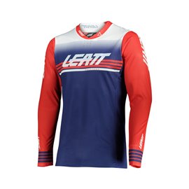 Leatt, dres Moto 5.5 Ultraweld Jersey Royal, barva granátová/červená, velikost XXL