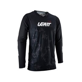 Leatt (kolekce 2023), dres Moto 4.5 ENDURO JERSEY BLACK, barva černá, velikost 3XL