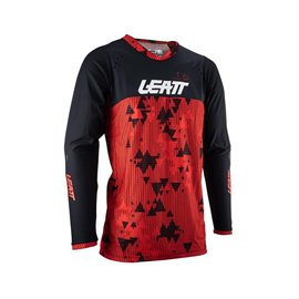 Leatt (kolekce 2023), dres Moto 4.5 ENDURO JERSEY RED, barva červená/černá, velikost XXL