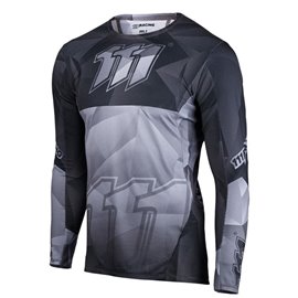 111 Racing, dres Moto 111.1 - THUNDER GRAY barva šedá/černá, velikost M