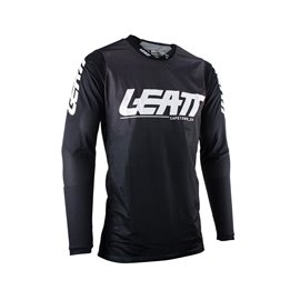 Leatt (kolekce 2023), dres Moto 4.5 X-FLOW JERSEY BLACK, barva černá, velikost XXL