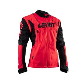 Leatt (kolekce 2023), bunda Moto 4.5 LITE JACKET RED, barva červená/černá, velikost L