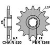 PBR, přední řetězové kolečko, 1248 13 KTM SX/EXC '91-'19 (JTF1901.13) (řetěz 520) (124813JT)