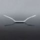 RENTHAL KIEROWNICA 1,1/8 CALA (28,6MM) STREET FATBAR HANDLEBAR BMW R GS/GSA AC KOLOR SREBRNY