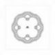 NG 2023/12 TARCZA HAMULCOWA PRZÓD HONDA SH 125 '09-23 (240X105X4MM) (4X10,25MM) WAVE