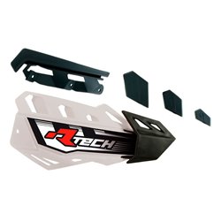 Racetech, náhradní plasty pro kryty páček FLX / ALU / ATV bílá barva