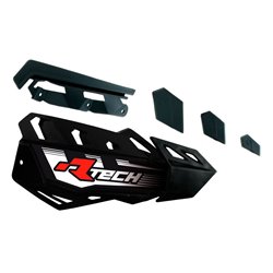 Racetech, náhradní plasty pro kryty páček FLX / ALU / ATV černá barva