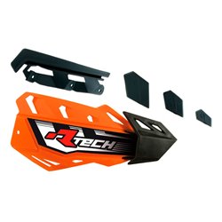 Racetech, náhradní plasty pro kryty páček FLX / ALU / ATV oranžová barva