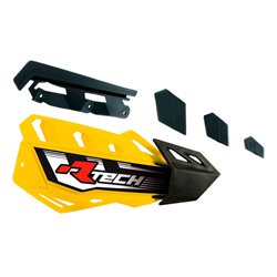 Racetech, náhradní plasty pro kryty páček FLX / ALU / ATV žlutá barva