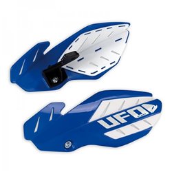 UFO, chrániče páček, FLAME Yamaha YZF 250/450 '14-'19, barva modrá/bílá (s montážní sadou)