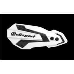 Polisport, kryty páček MX Flow, s univerzálním montážním kitem, Honda CR/CRF '07-22', barva bílo/černá