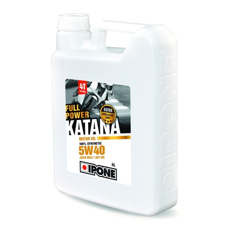 Ipone, Full Power Katana 5W40 motorový olej 100 % Syntetic 4L (Ester, MA2) doporučeno pro BMW (6)