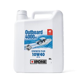 Ipone, OUTBOARD 4000 RS 10W40 4T motorový olej Semisyntetic 5L (závěsné lodní motory) (4) 