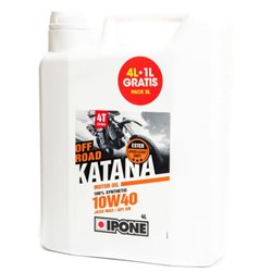 Ipone, Katana Off Road 10W40 motorový olej 100% Syntetic 5L (Ester, MA2) - Akce 4+1 (IP1124) (4)