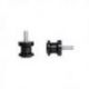 BIKETEC ROLKI (SLIDERY) WKRĘCANE DO WAHACZA M6X1 KOLOR CZARNY (2690166100)