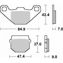 Zadní blatník Honda CR 125/250, 00-01