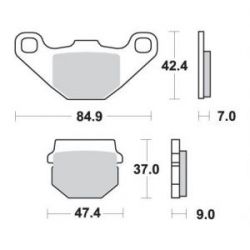 Sada těsnění OMP, TOP-END,  YAMAHA DT 125LC